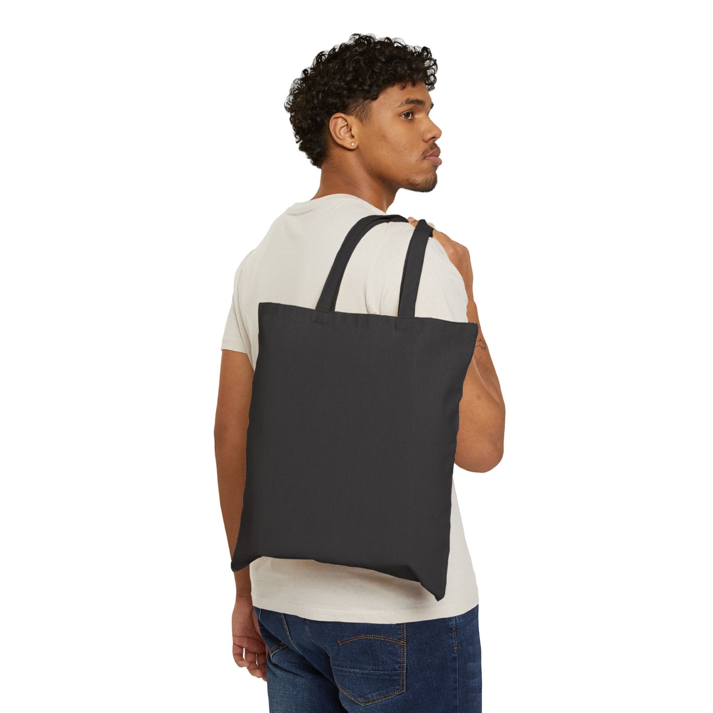 SLIFF Floral Pattern Canvas Tote Bag — Eco Cotton Grocery & Market Tote