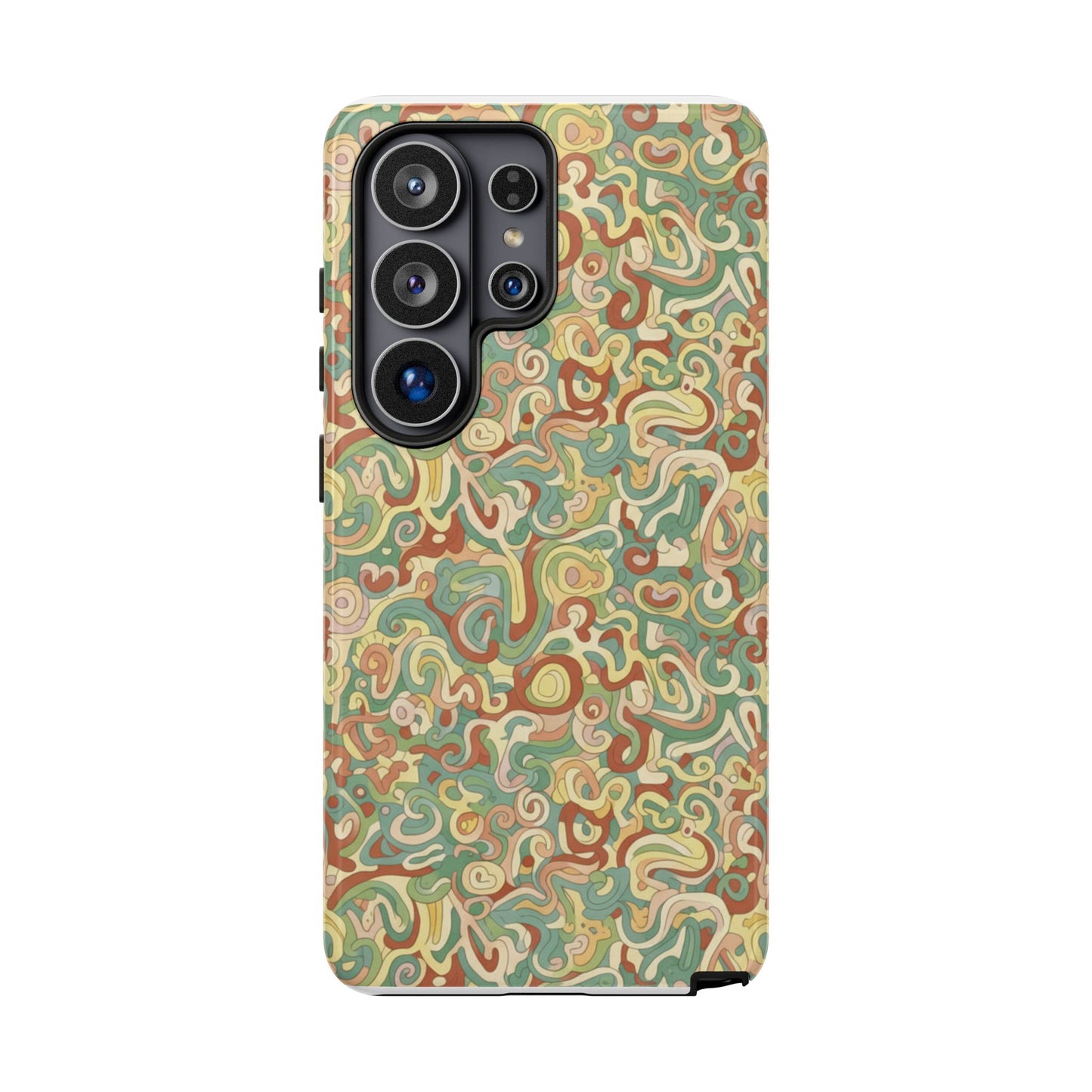 Psychedelic Swirl Phone Case - Colorful Retro iPhone Cover