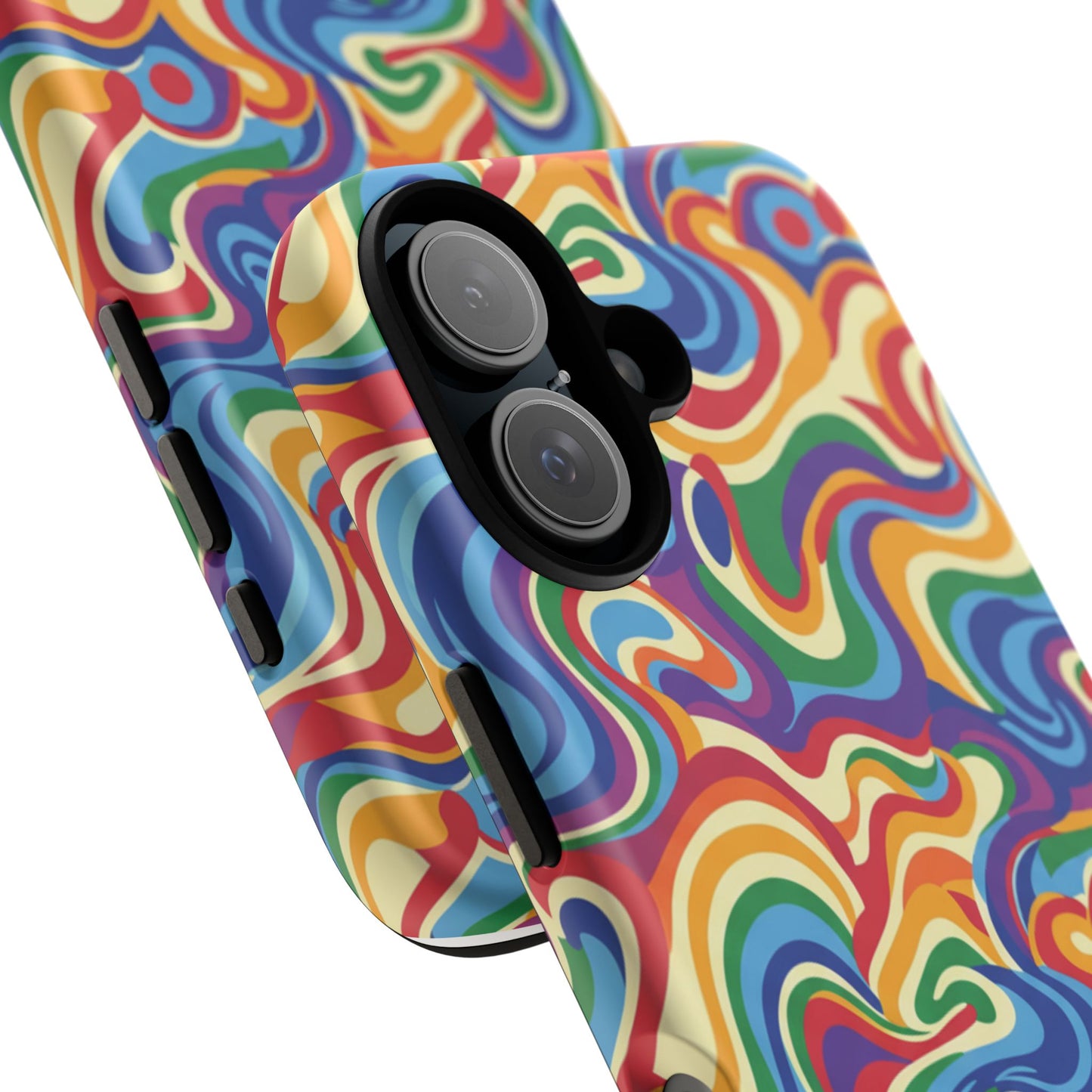 Psychedelic Swirl Phone Case - Colorful Retro iPhone Cover