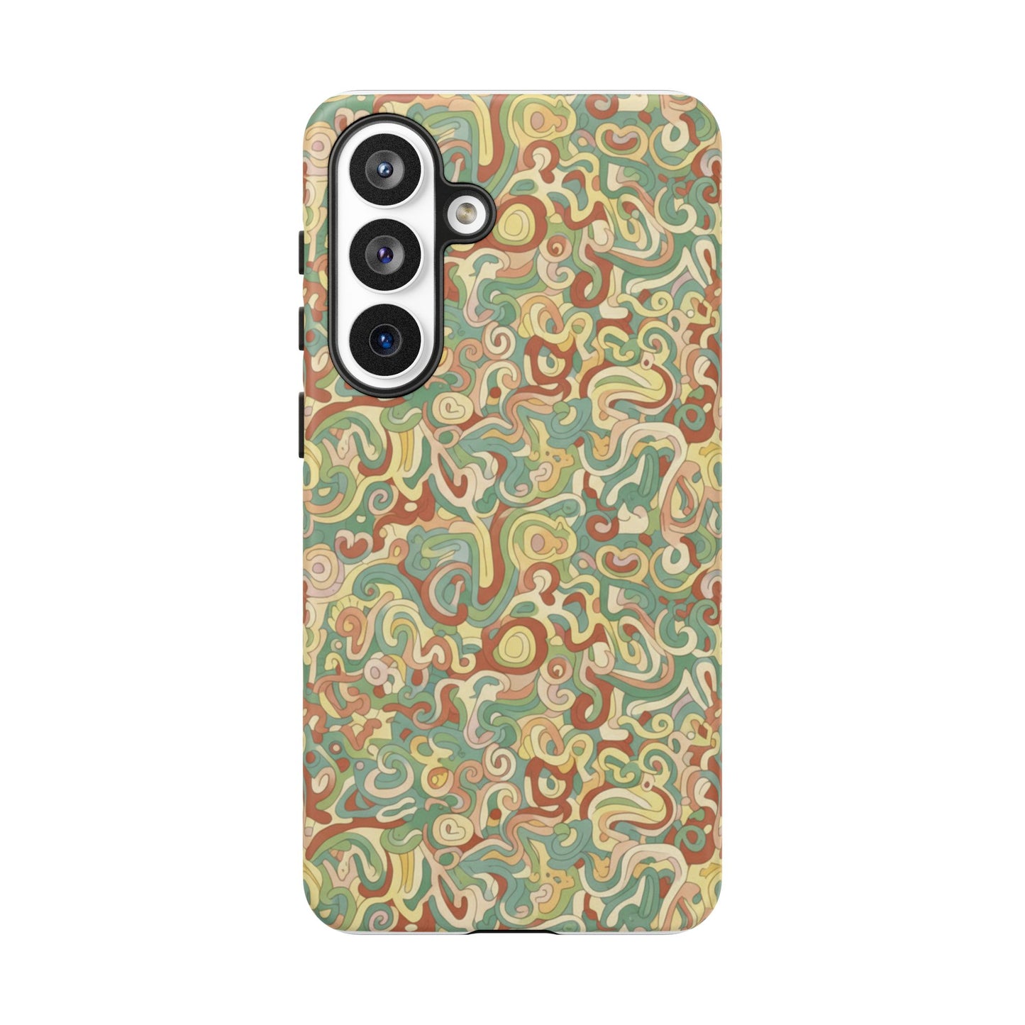 Psychedelic Swirl Phone Case - Colorful Retro iPhone Cover