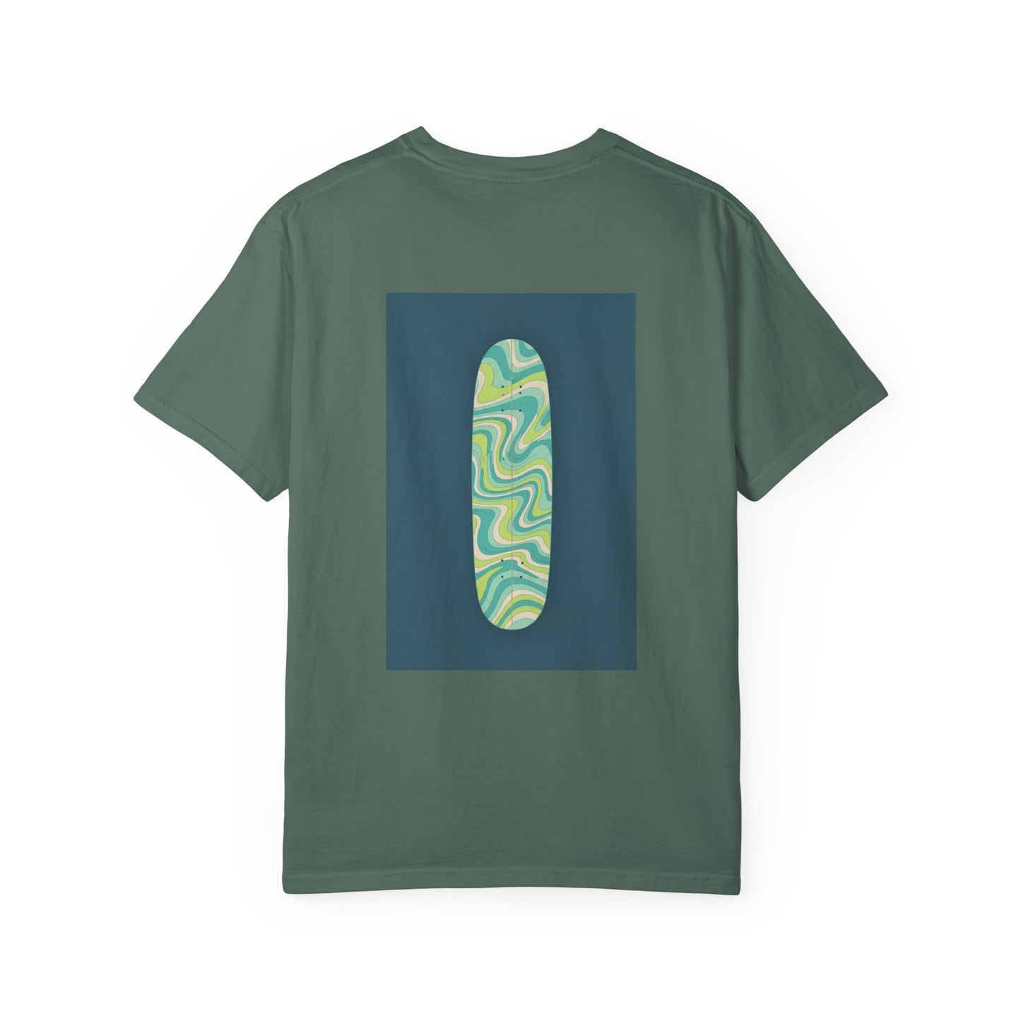 Graphic T-Shirt — 'SLIFF' Purple Swirl Skateboard Tee