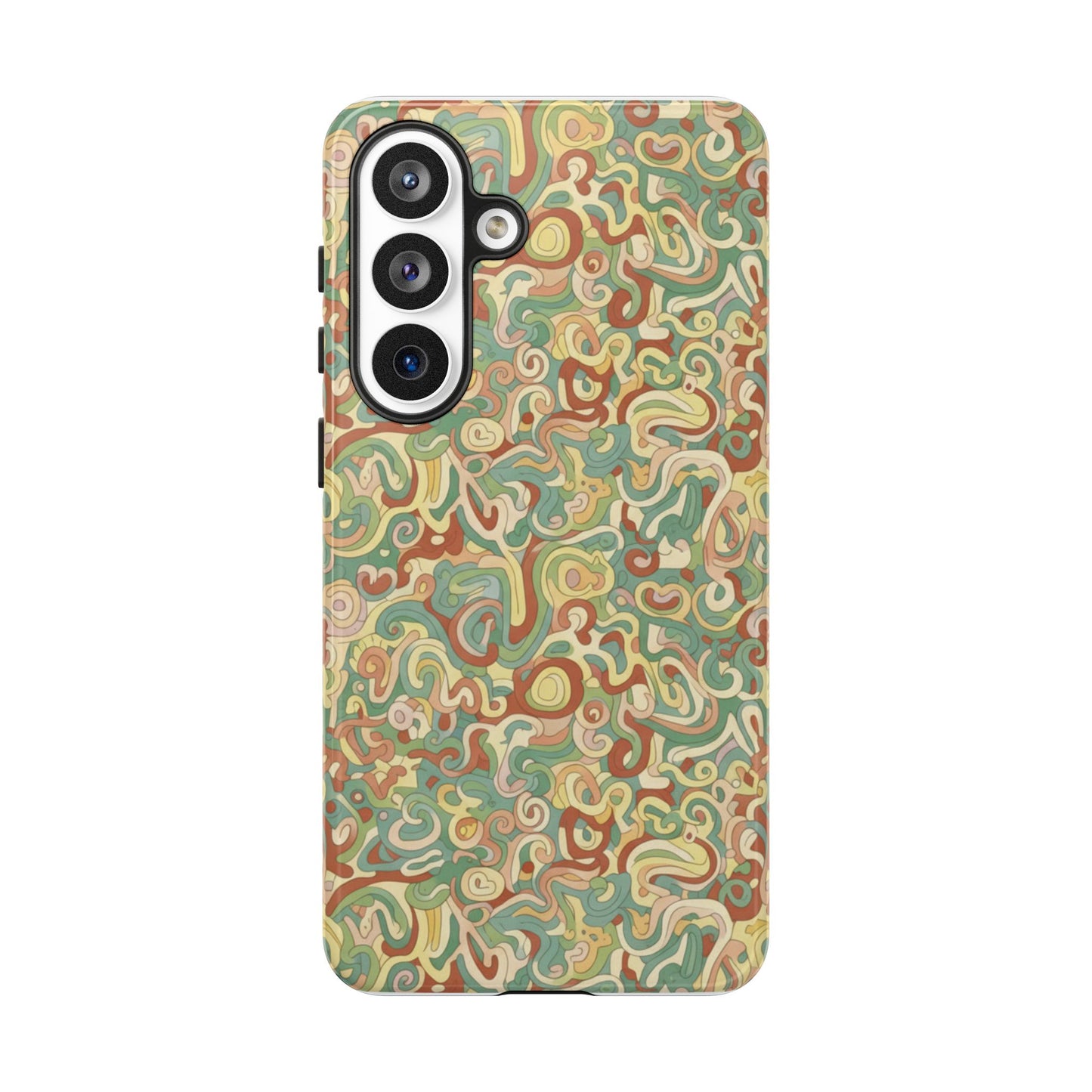 Psychedelic Swirl Phone Case - Colorful Retro iPhone Cover