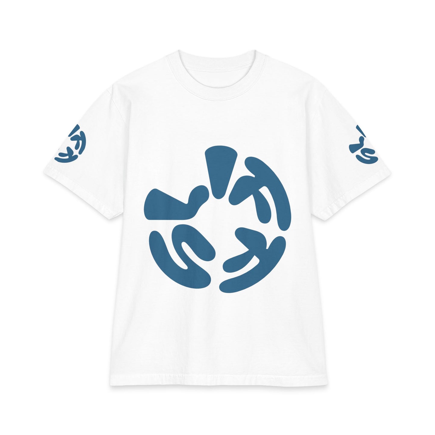 Sometimes Life Is Fucking Freaky T-Shirt — Blue Floral Graphic Tee