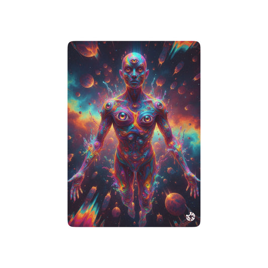 Cosmic Vision Poker Playing Cards — Psychedelic Space Art Deck