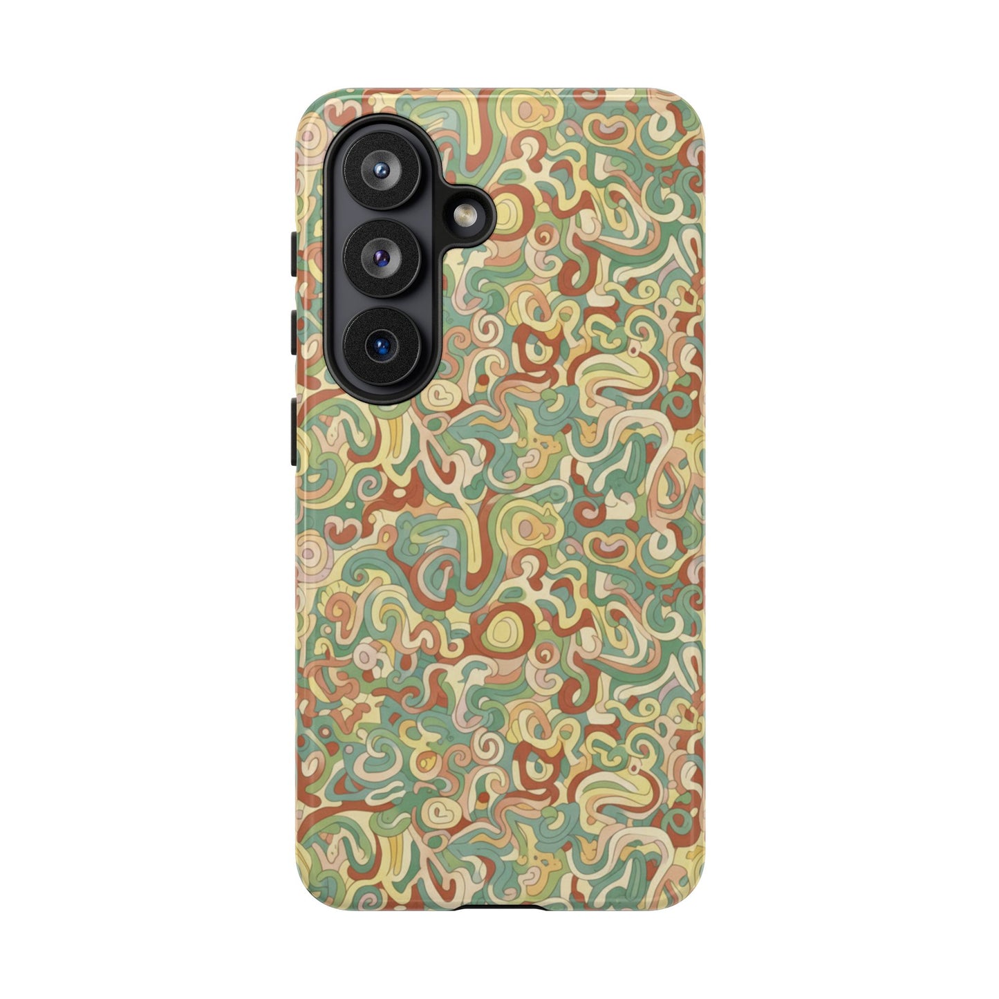 Psychedelic Swirl Phone Case - Colorful Retro iPhone Cover
