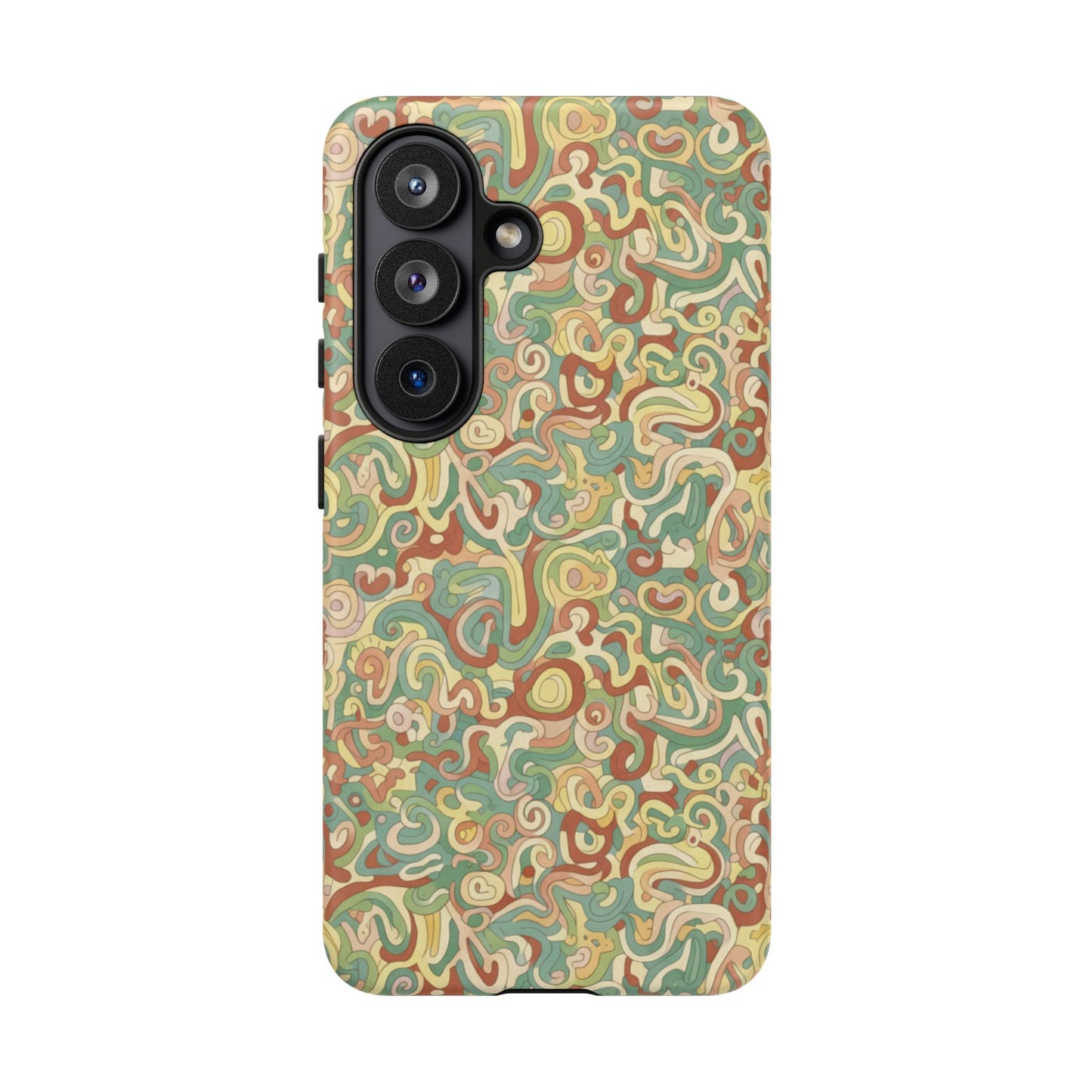 Psychedelic Swirl Phone Case - Colorful Retro iPhone Cover