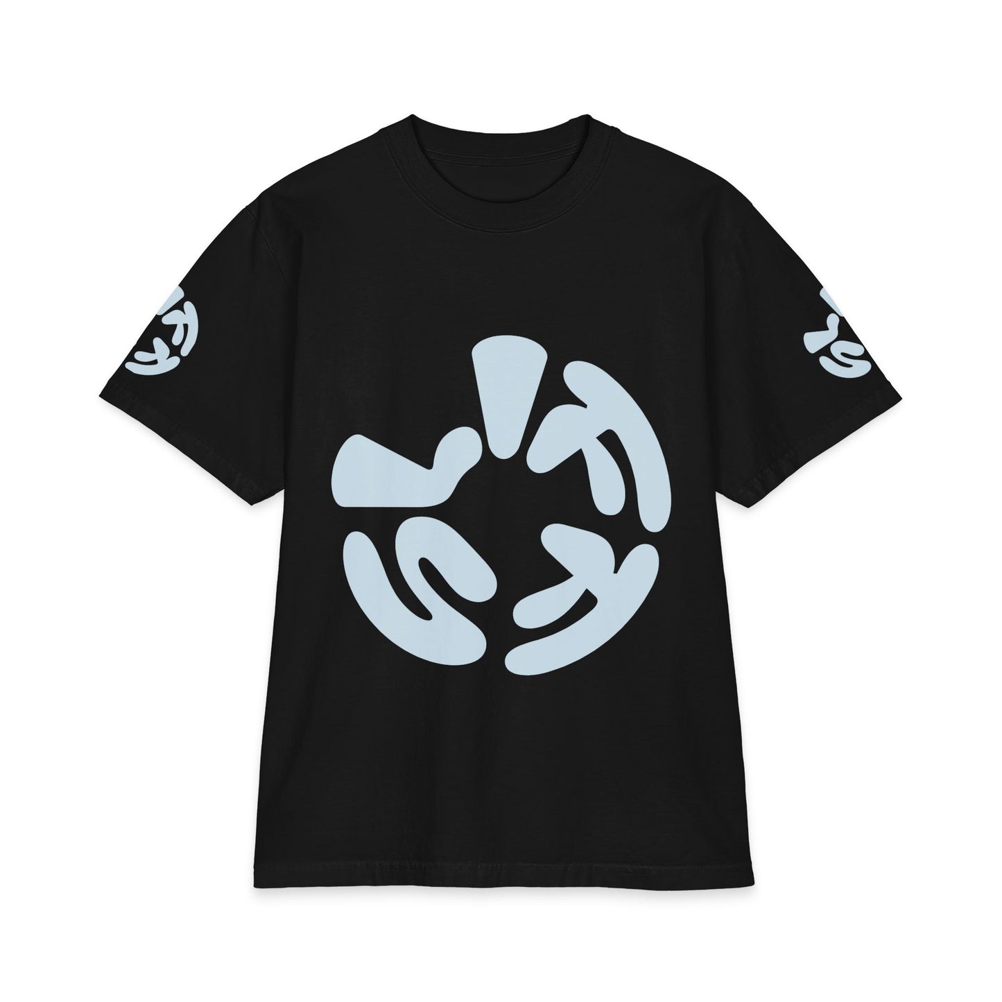 Sometimes Life Is Fucking Freaky T-Shirt — Blue Floral Graphic Tee