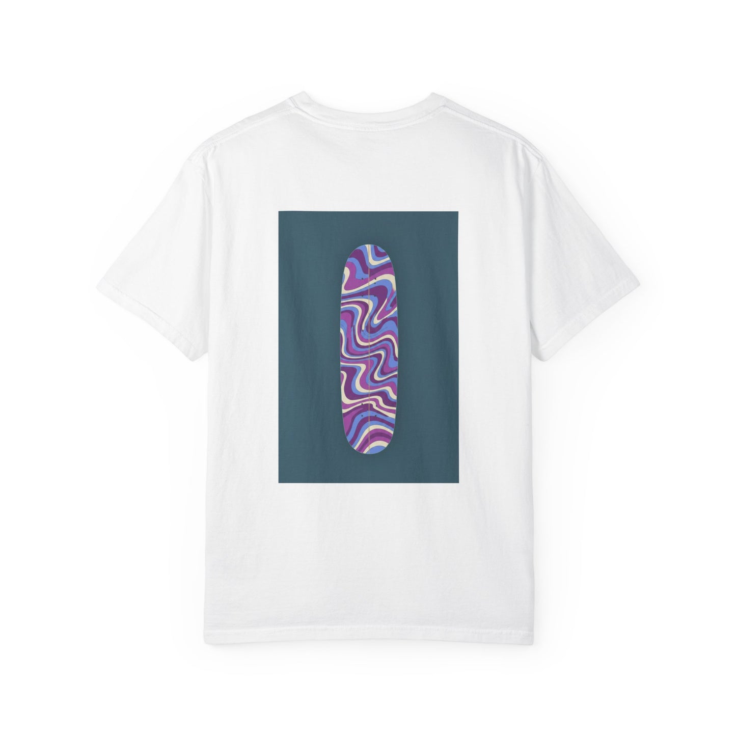 Graphic T-Shirt — 'SLIFF' Purple Swirl Skateboard Tee
