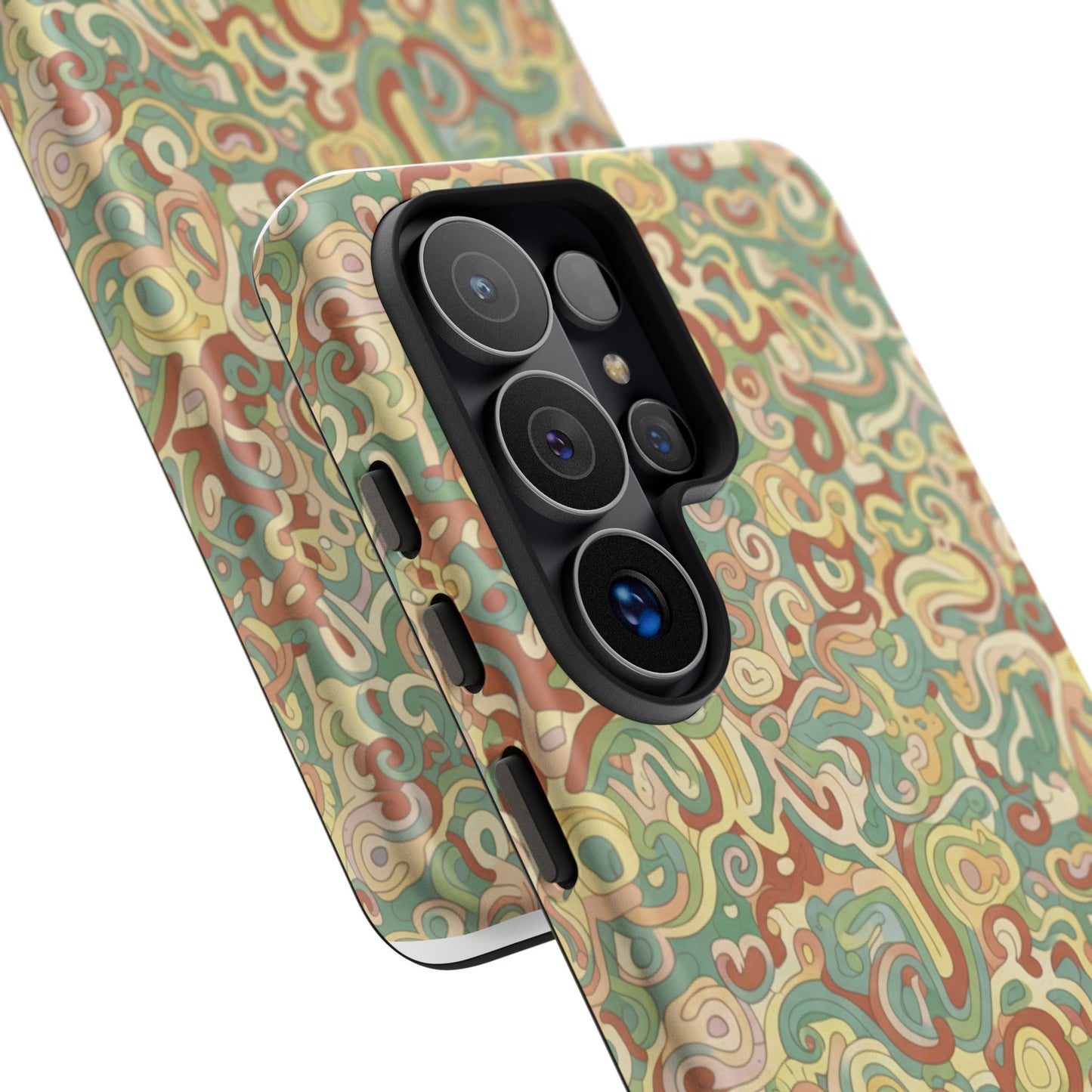 Psychedelic Swirl Phone Case - Colorful Retro iPhone Cover